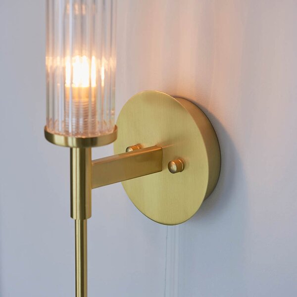 Endon glamour modern fürdőszobai lámpa talo sárgaréz átlátszó end96163