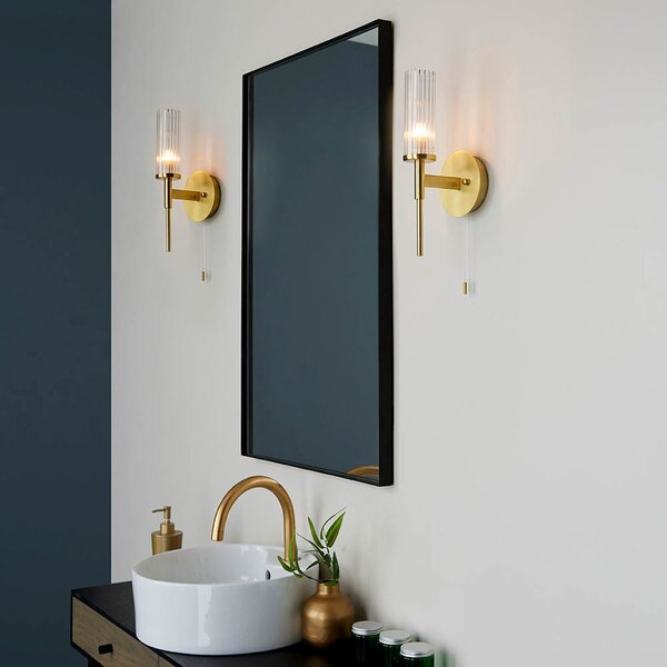 Endon glamour modern fürdőszobai lámpa talo sárgaréz átlátszó end96163