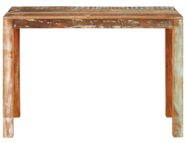 Tömör újrahasznosított fa étkezőasztal 110 x 55 x 76 cm