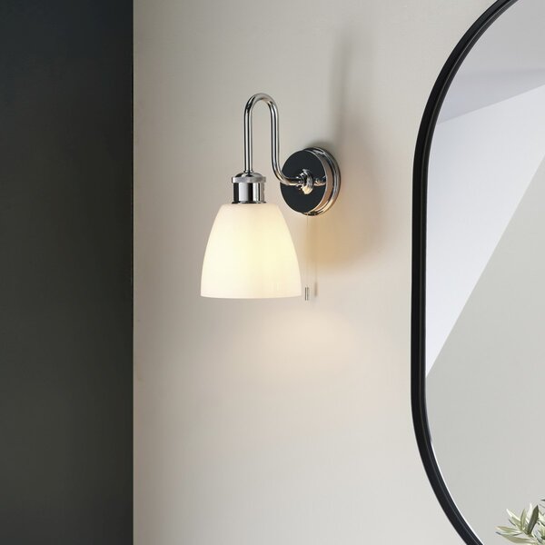 Endon modern fürdőszobai lámpa piper króm opál end95506
