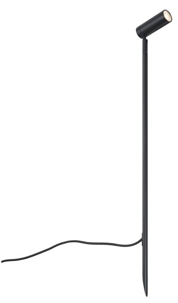 Spotlámpa fekete 80cm LED-del, állítható IP65 kábellel és dugóval - Carl