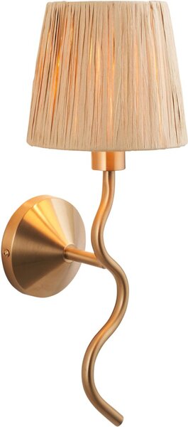 Endon glamour modern fali lámpa wriggle antik sárgaréz end114227