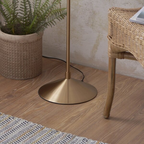 Endon glamour modern állólámpa wriggle antik sárgaréz end114224