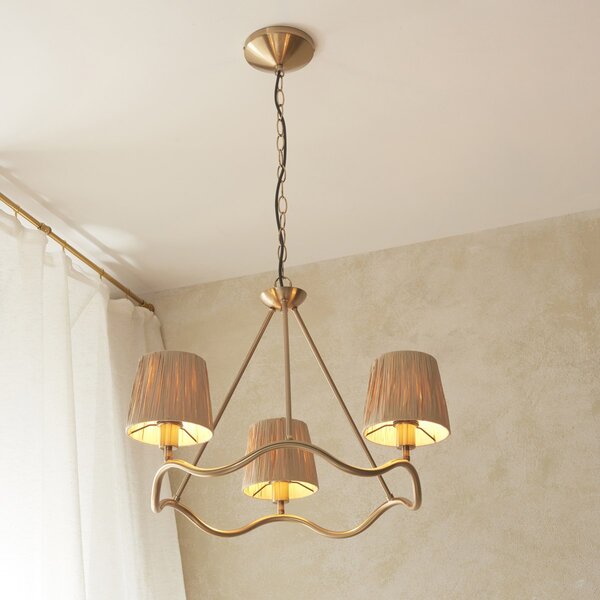 Endon glamour modern csillár wriggle antik sárgaréz end114213