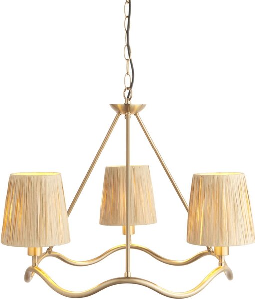 Endon glamour modern csillár wriggle antik sárgaréz end114213