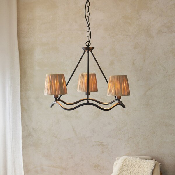 Endon glamour modern csillár wriggle fekete end114212