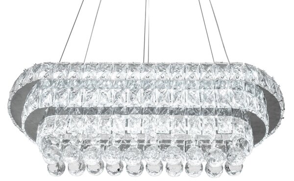 Kristály LED függőlámpa APP417-C 102W-os távirányítóval