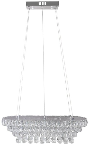 Kristály LED függőlámpa APP417-C 102W-os távirányítóval