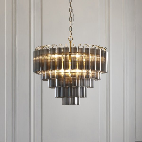 Endon glamour modern függeszték toulouse sárgaréz szürke end114197