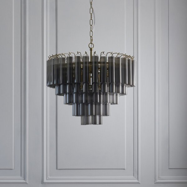 Endon glamour modern függeszték toulouse sárgaréz szürke end114197