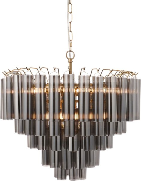 Endon glamour modern függeszték toulouse sárgaréz szürke end114197