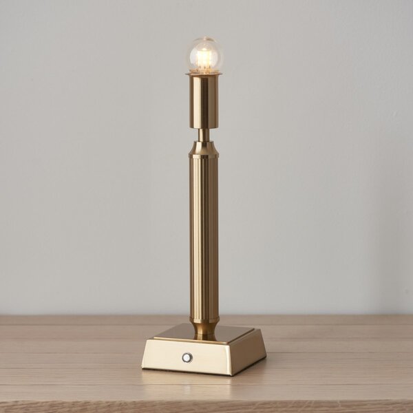 Endon modern asztali lámpa trobridge rechargeable antik sárgaréz end110457