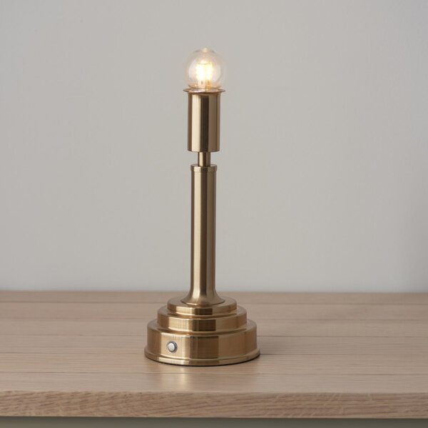Endon modern asztali lámpa upton rechargeable antik sárgaréz end110461