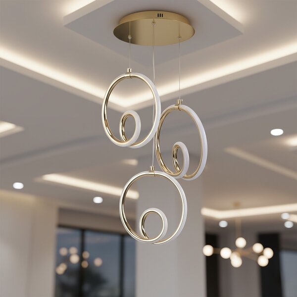 LED Lámpa LHJ095-3CP GOLD