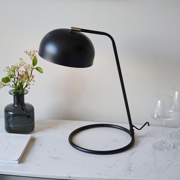 Endon modern asztali lámpa brair new antik sárgaréz fekete end106336