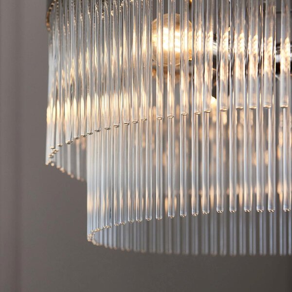 Endon glamour modern függeszték marietta nikkel átlátszó end104112
