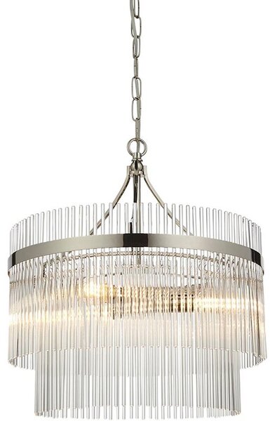 Endon glamour modern függeszték marietta nikkel átlátszó end104113