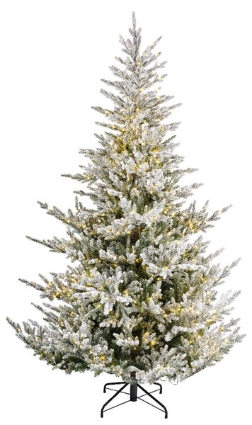 Mű karácsonyfa Norway 210 cm – beépített LED, élethű - 201 - 230 cm - Havas fák