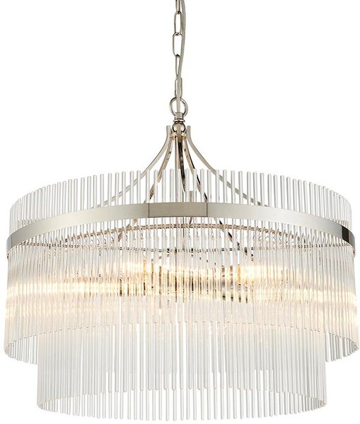 Endon glamour modern függeszték marietta nikkel átlátszó end104112