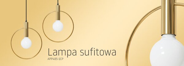 Mennyezeti Lámpa APP485-1CP fehér arany