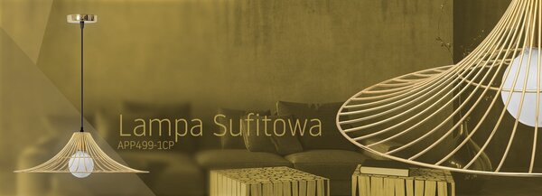 Mennyezeti lámpa APP499-1CP arany