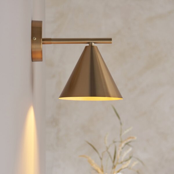 Endon modern fali lámpa cape antik sárgaréz end102893