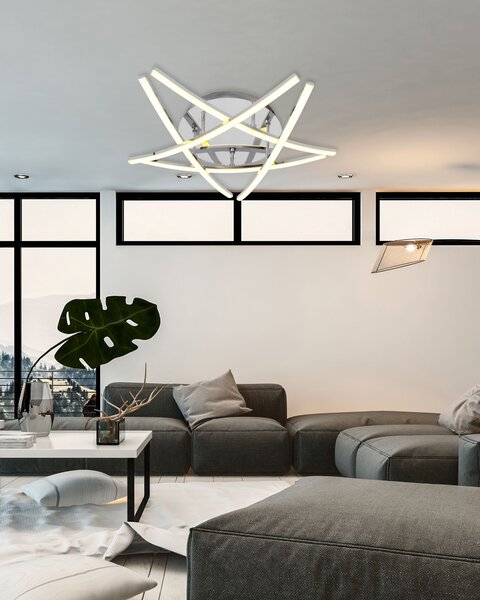 Mennyezeti LED lámpa APP399-C króm