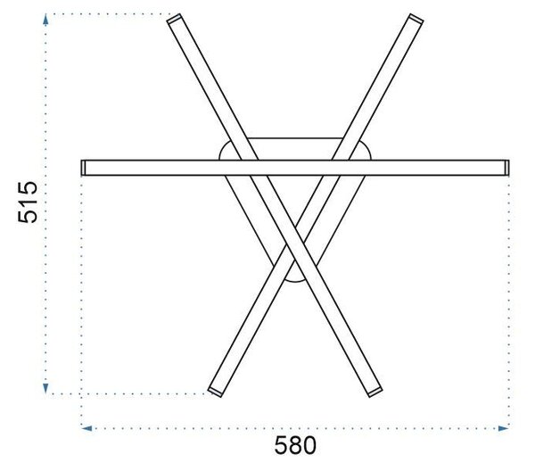 Toolight Szerszámlámpa - Modern LED mennyezeti lámpa 59x59cm APP397-C, króm, OSW-06913