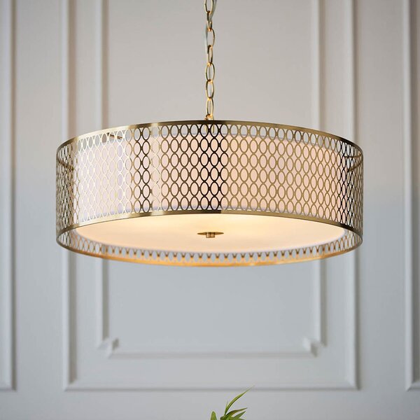 Endon glamour modern függeszték cordero fehér arany matt üveg end101569