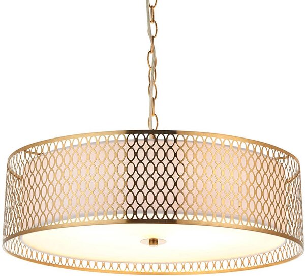 Endon glamour modern függeszték cordero fehér arany matt üveg end101569