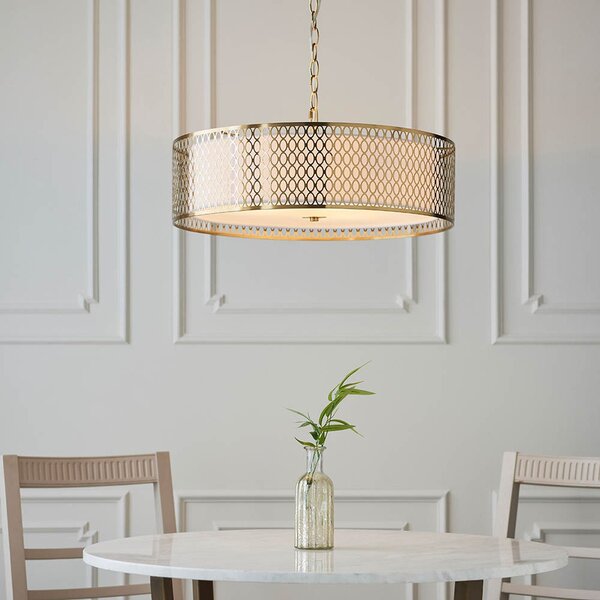 Endon glamour modern függeszték cordero fehér arany matt üveg end101569