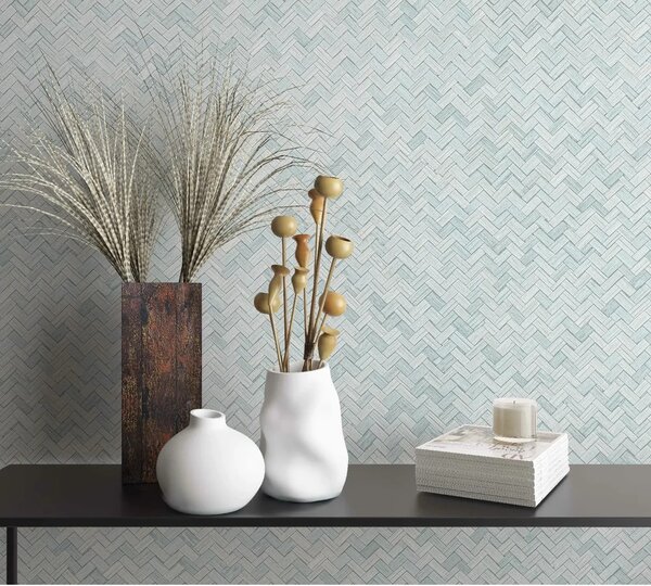 TF30033312 szövött hatású menta tapéta