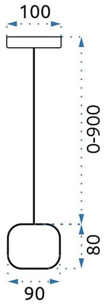 Mennyezeti lámpa APP595-1CP fekete