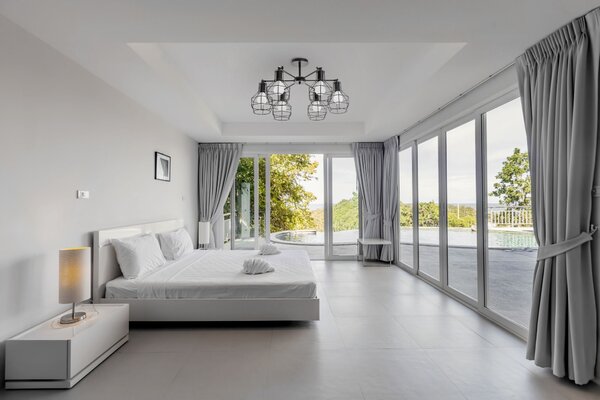 Mennyezeti lámpa APP735-6C Loft stílusú fekete