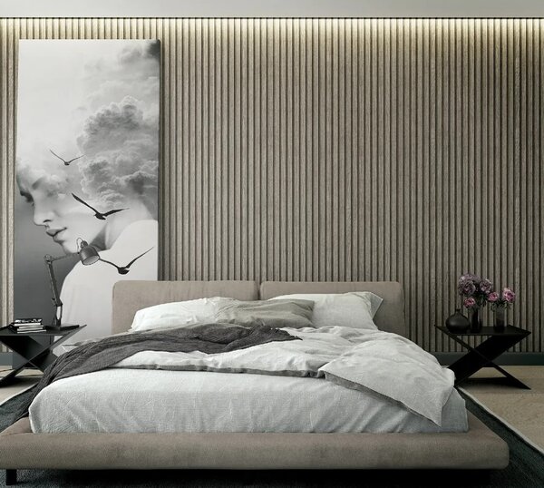 TF30033959 lambéria mintás taupe tapéta