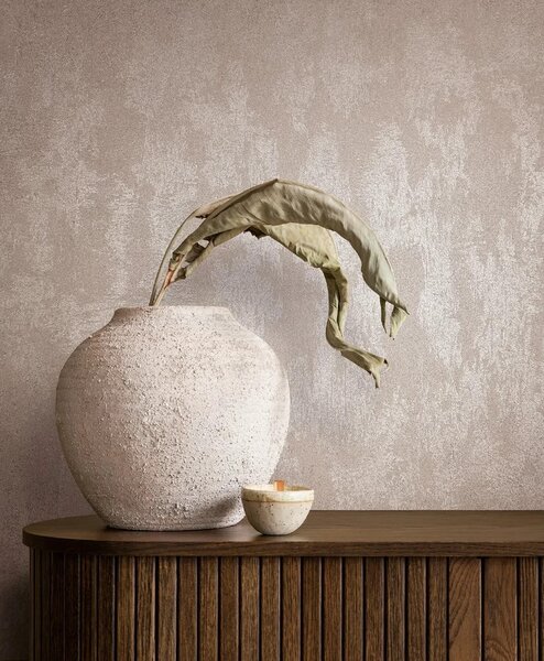 TF30034279 betonhatású drapp tapéta