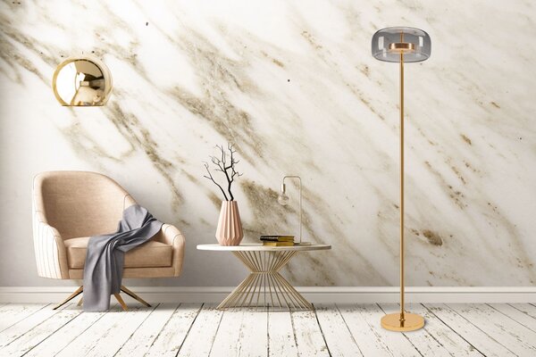 Álló LED padlólámpa APP749-1F arany