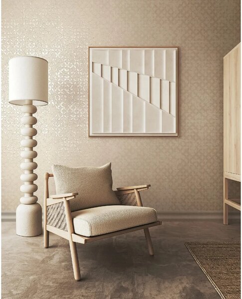 TF30035117 geometrikus mintájú homokszínű tapéta