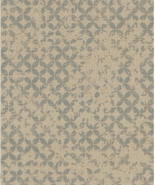 TF30035120 geometrikus mintájú bézs tapéta