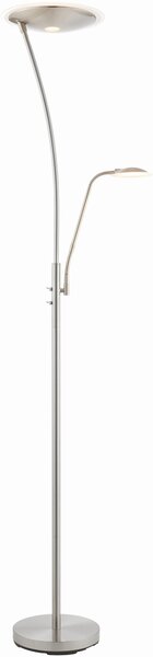 Endon modern LED állólámpa alassio szatén króm fagyasztott üveg end73081