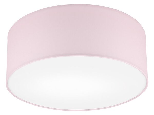 Világos rózsaszín mennyezeti lámpa textil búrával ø 35 cm Vivian – LAMKUR