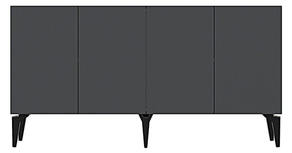 Lipa komód, antracit, 125 cm