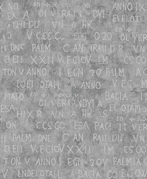 TF30082367 betűmintás szürke tapéta