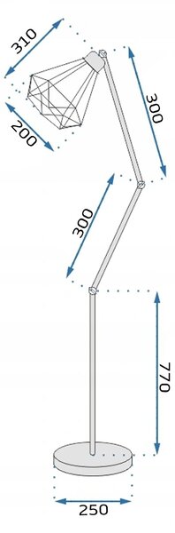 Állólámpa Reno APP540-1F