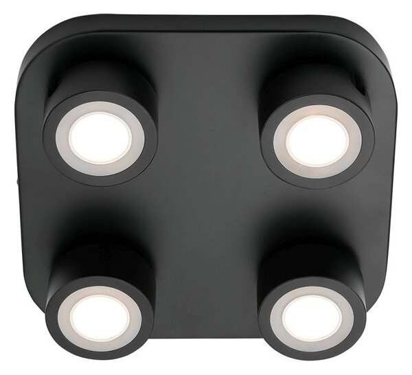 Nordlux modern LED mennyezeti lámpa clyde fekete nor2412256003