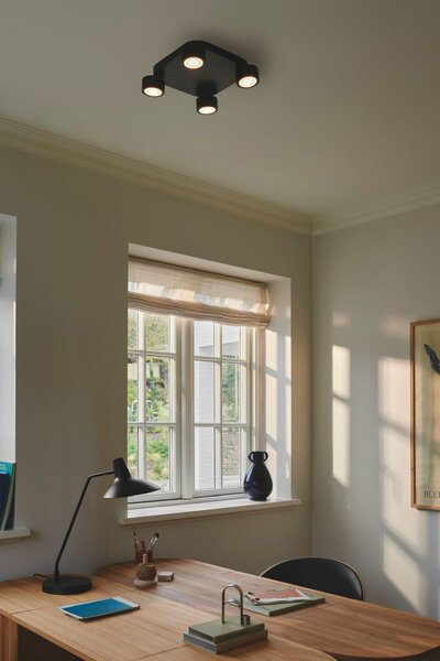 Nordlux modern LED mennyezeti lámpa clyde fekete nor2412256003