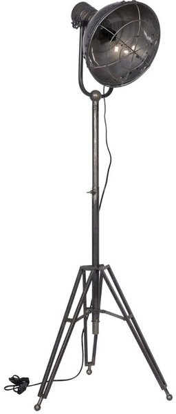 Hoorns Szürke fém állólámpa Ruth 120-160 cm
