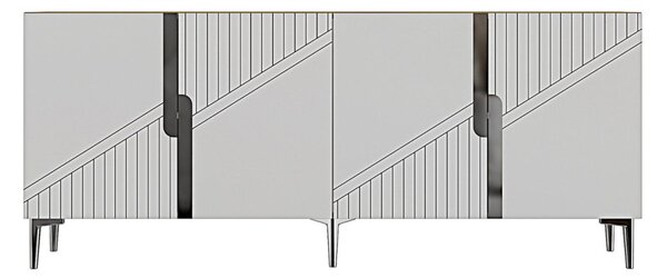 Evva komód, zafír tölgy-fehér, 125 cm – TR555CHM1580