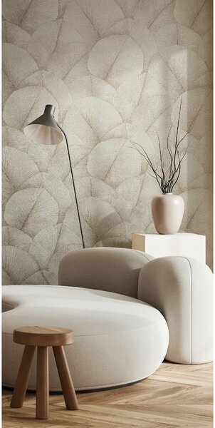 TF30034510 levélmintás bézs tapéta
