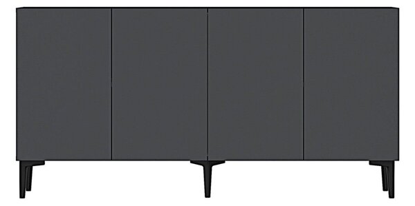 Apolos komód, antracit, 150 cm